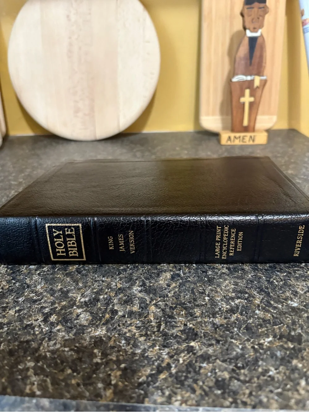 Vintage Riverside Bible.